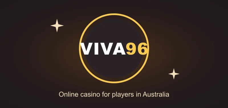 About Viva96 Casino Viva96 Casino emblem in a gold ring for players in Australia