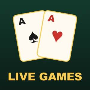 Live Games Viva96 live games tile with two aces on a green background