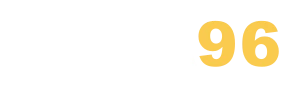 Viva96 Viva96 text logo in white and gold letters